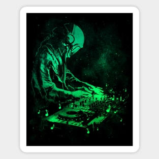 Galactic DJ Astronaut - EDM Music Vibes Magnet